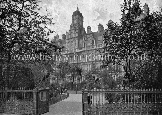 The London School Boards Offices, Victoria Embankment, London. c.1890's